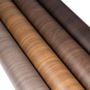 High Quality Vacuum Press PVC Decorative Film Rolls for Kitchen Cabinet Door Furniture Film Wood Grain Texture PVC Decor Film